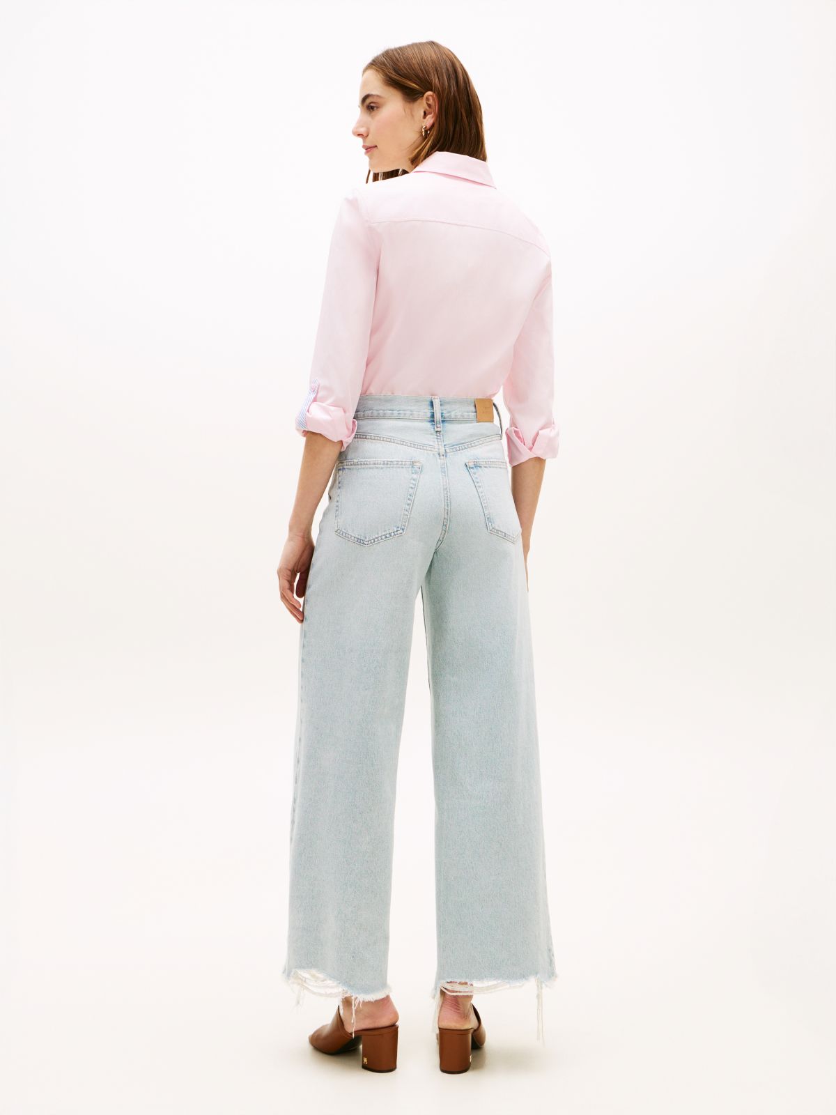 70s High Rise Wide Leg Jeans — Blue