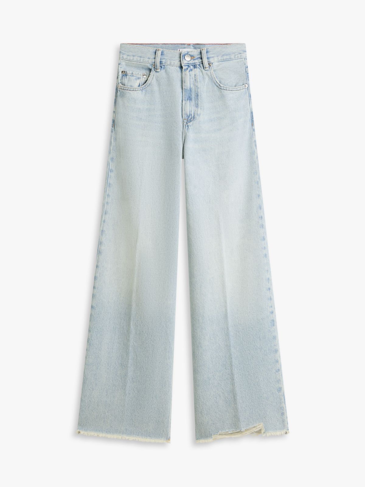 70s High Rise Wide Leg Jeans — Blue
