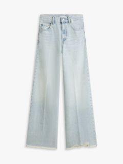 70s High Rise Wide Leg Jeans — Blue 5