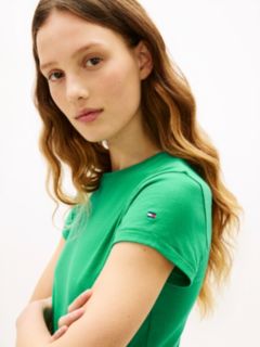 Textured Slim T-Shirt — Green 2