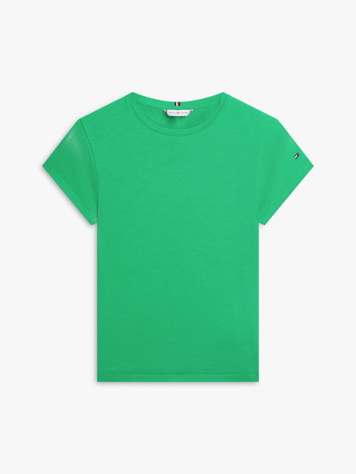 Textured Slim T-Shirt — Green
