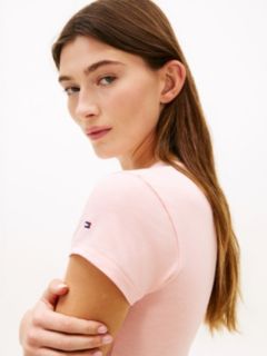 Textured Slim T-Shirt — Pink 2