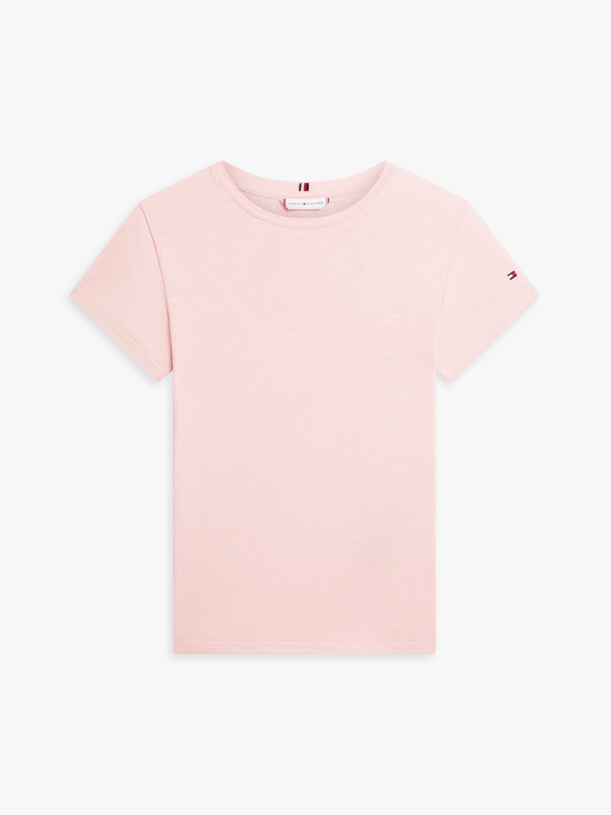 Textured Slim T-Shirt — Pink