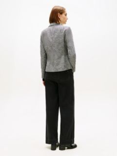 Festive Slim Fit Houndstooth Wool Blend Blazer — Multi 4