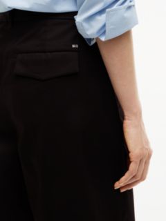 Pleated Barrel Chinos — Brown 3