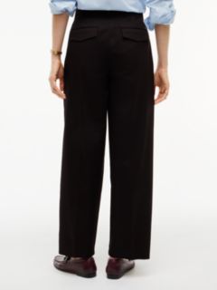 Pleated Barrel Chinos — Brown 4
