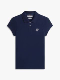 1985 Slim Fit Logo Embroidery Polo Shirt — Blue 5