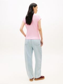 1985 Slim Fit Logo Embroidery Polo Shirt — Pink 4