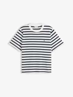 Interlock Knit Boxy Crew Neck T-Shirt — Multi 5