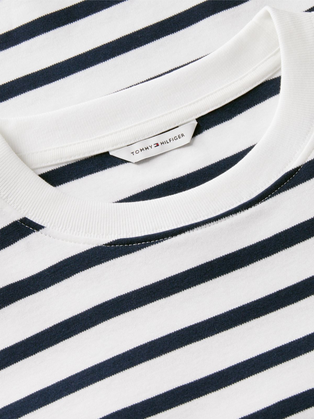 Interlock Knit Boxy Crew Neck T-Shirt — Multi