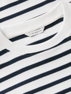 Interlock Knit Boxy Crew Neck T-Shirt — Multi 6