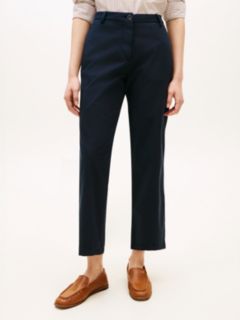 Washed Slim Straight Leg Chinos — Blue 2
