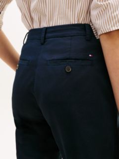 Washed Slim Straight Leg Chinos — Blue 3