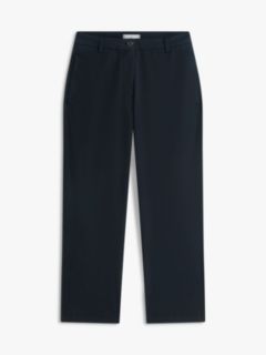 Washed Slim Straight Leg Chinos — Blue 5