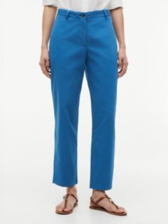 Washed Slim Straight Leg Chinos — Blue 2