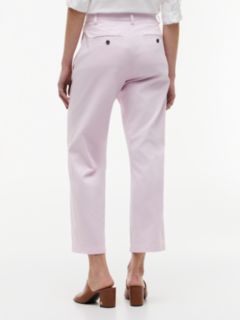 Washed Slim Straight Leg Chinos — Purple 4