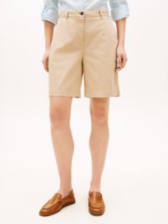Washed Regular Chino Shorts — Beige 2
