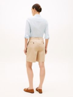 Washed Regular Chino Shorts — Beige 4