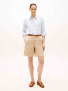 Washed Regular Chino Shorts — Beige 1