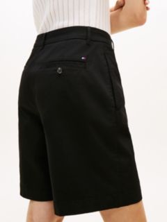 Washed Regular Chino Shorts — Black 3