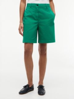 Washed Regular Chino Shorts — Green 2