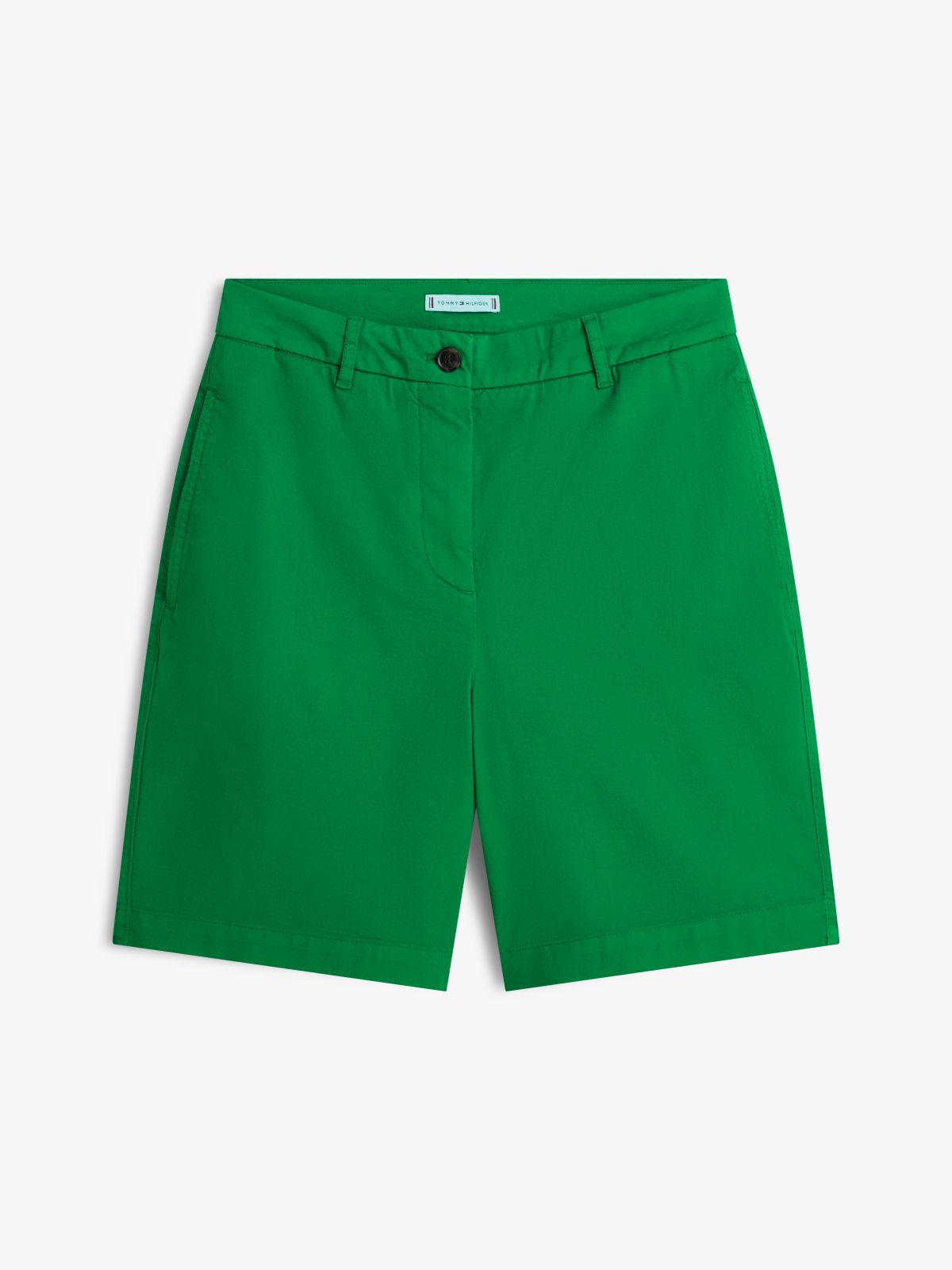 Washed Regular Chino Shorts — Green