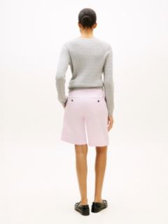 Washed Regular Chino Shorts — Purple 4