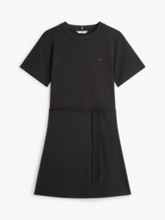 Interlock Knit Mini T-Shirt Dress — Black 5