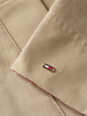 brown water repellent short jacket for women tommy hilfiger
