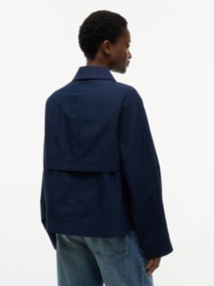 Water Repellent Short Jacket — Blue 4