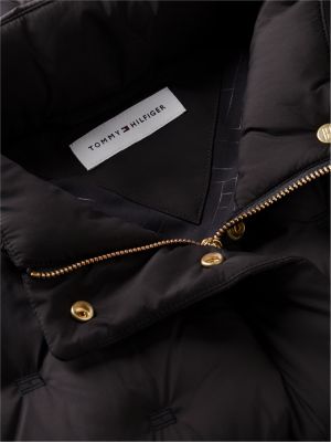black flag down lightweight quilted gilet for women tommy hilfiger