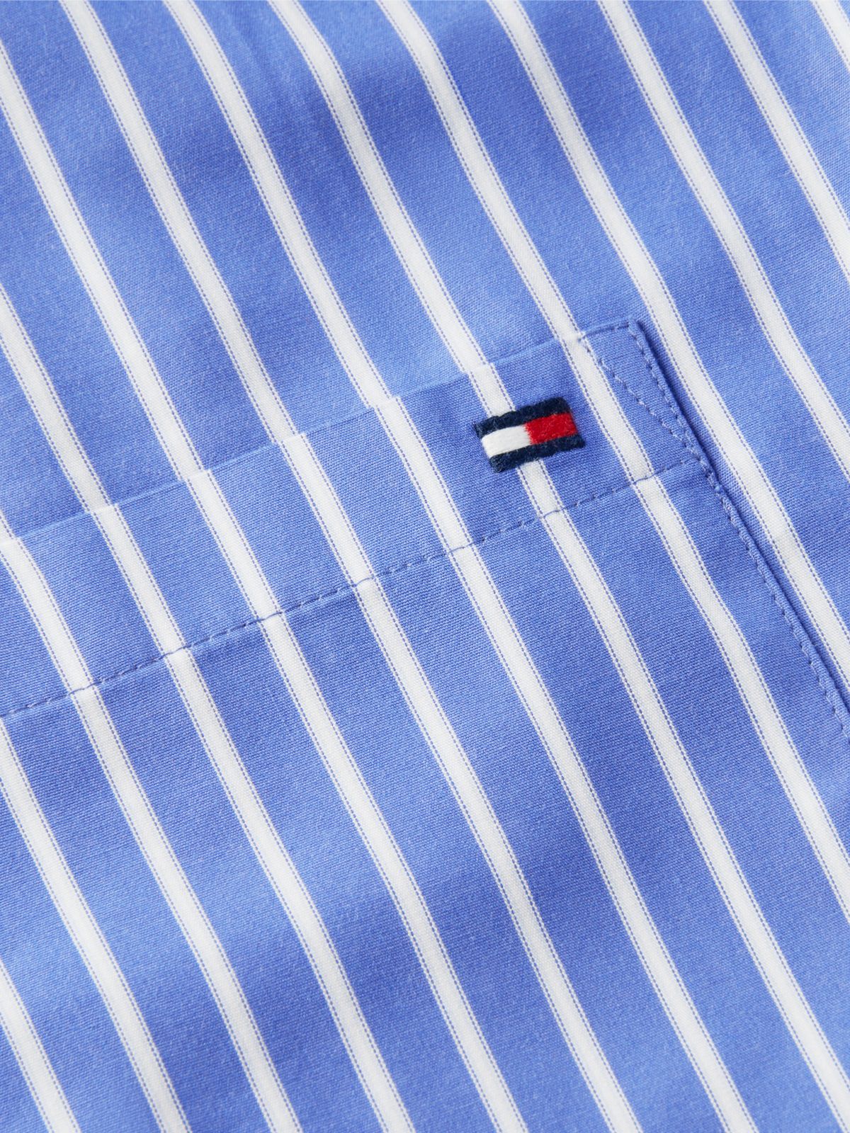 Relaxed Fit Poplin Short Sleeve Shirt — Multi