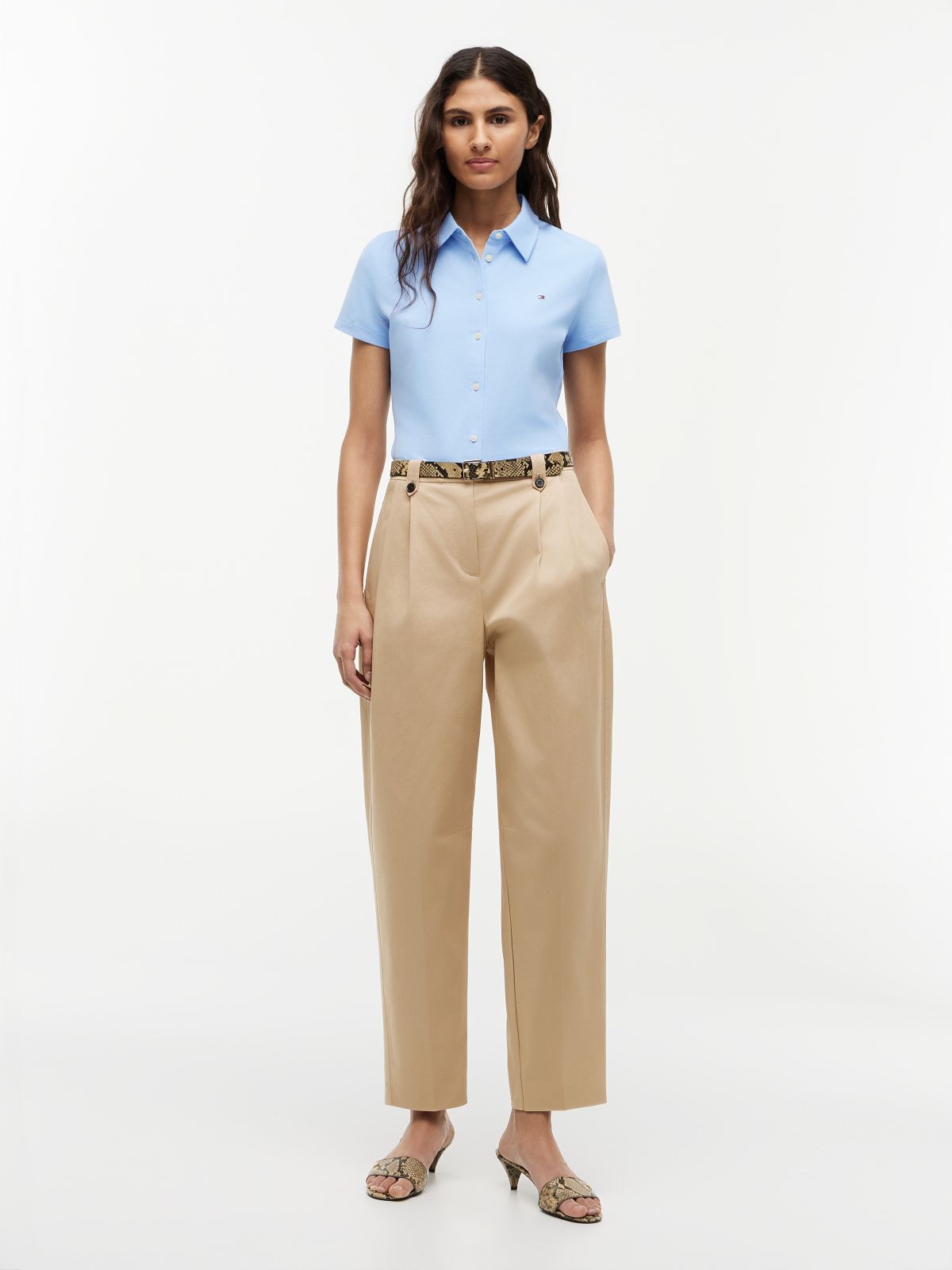 1985 Slim Fit Short Sleeve Shirt — Blue