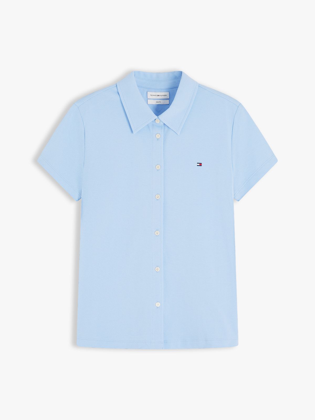 1985 Slim Fit Short Sleeve Shirt — Blue