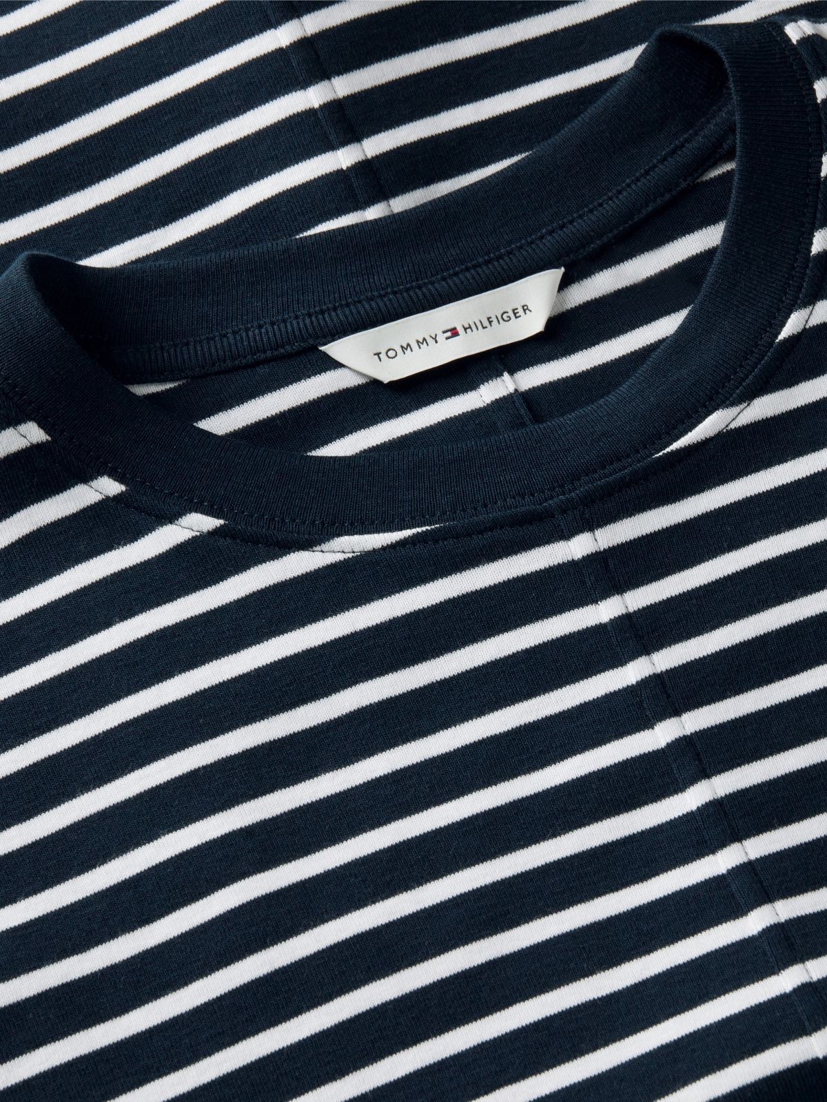 Batwing Sleeve Crew Neck T-Shirt — Blue