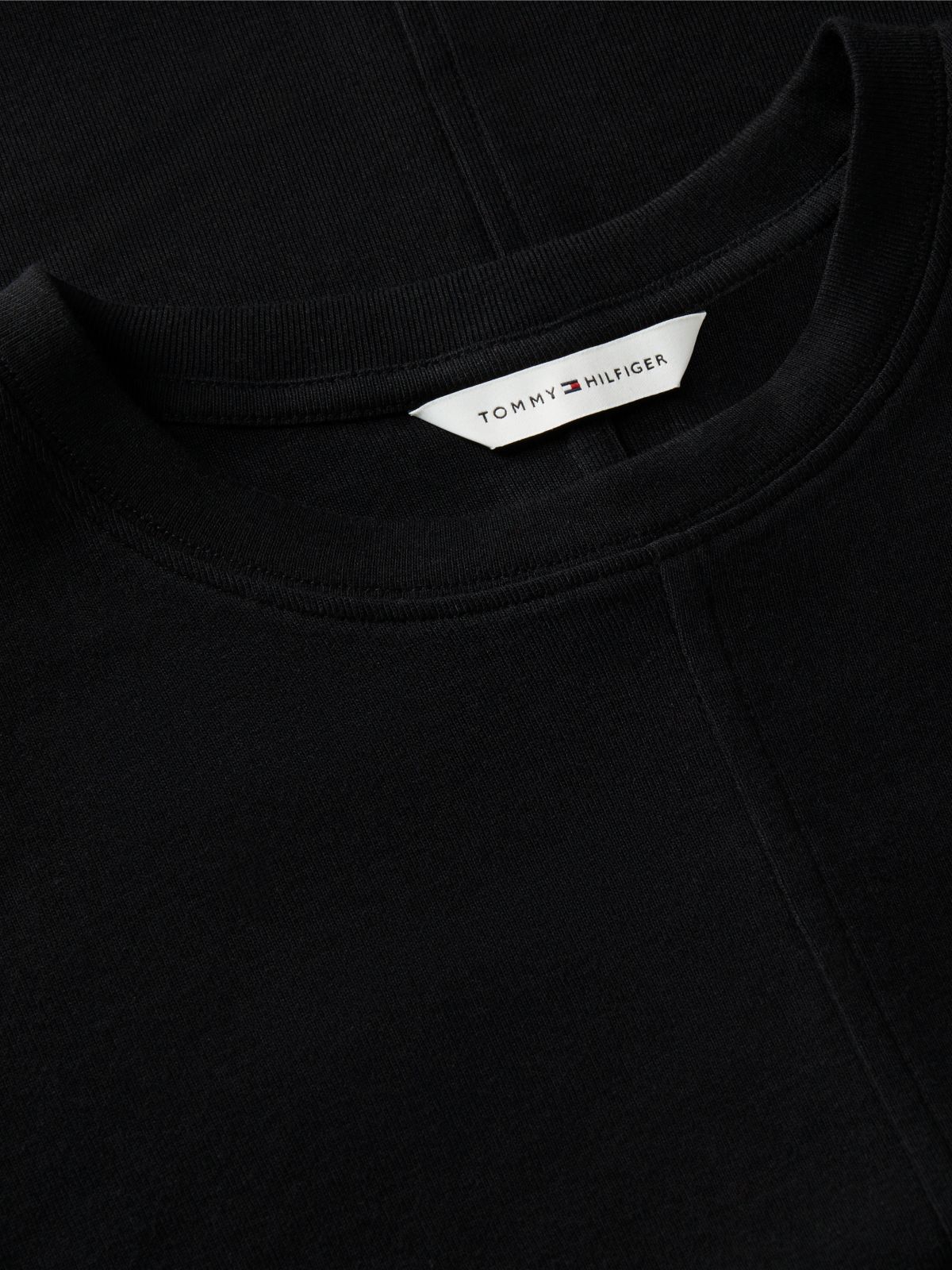 Batwing Sleeve Crew Neck T-Shirt — Black