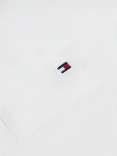 Relaxed Fit Drawstring Shirt With Linen — White 6