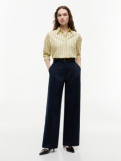 Boxy Fit Poplin Shirt — Yellow 2