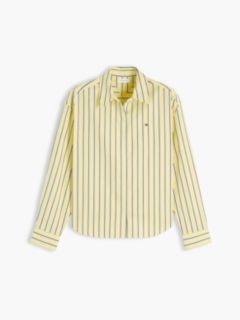 Boxy Fit Poplin Shirt — Yellow 5