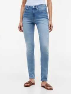 Como Mid Rise Skinny Whiskered Jeans — Blue 2