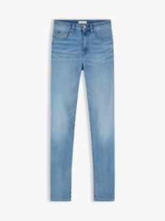 Como Mid Rise Skinny Whiskered Jeans — Blue 5