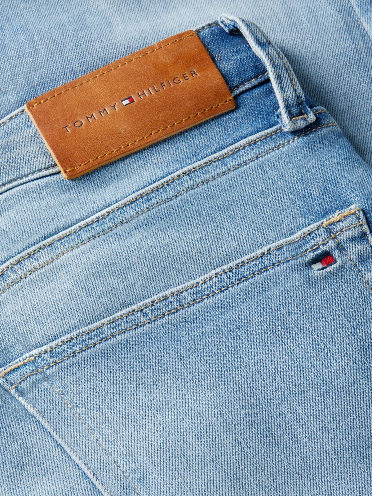 Como Mid Rise Skinny Whiskered Jeans — Blue