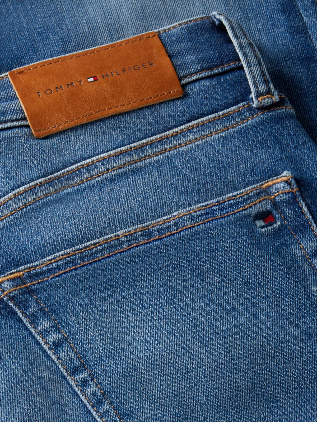 Como Mid Rise Skinny Whiskered Jeans — Blue