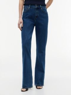 Mid Rise Bootcut Jeans — Blue 2