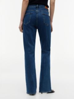 Mid Rise Bootcut Jeans — Blue 4