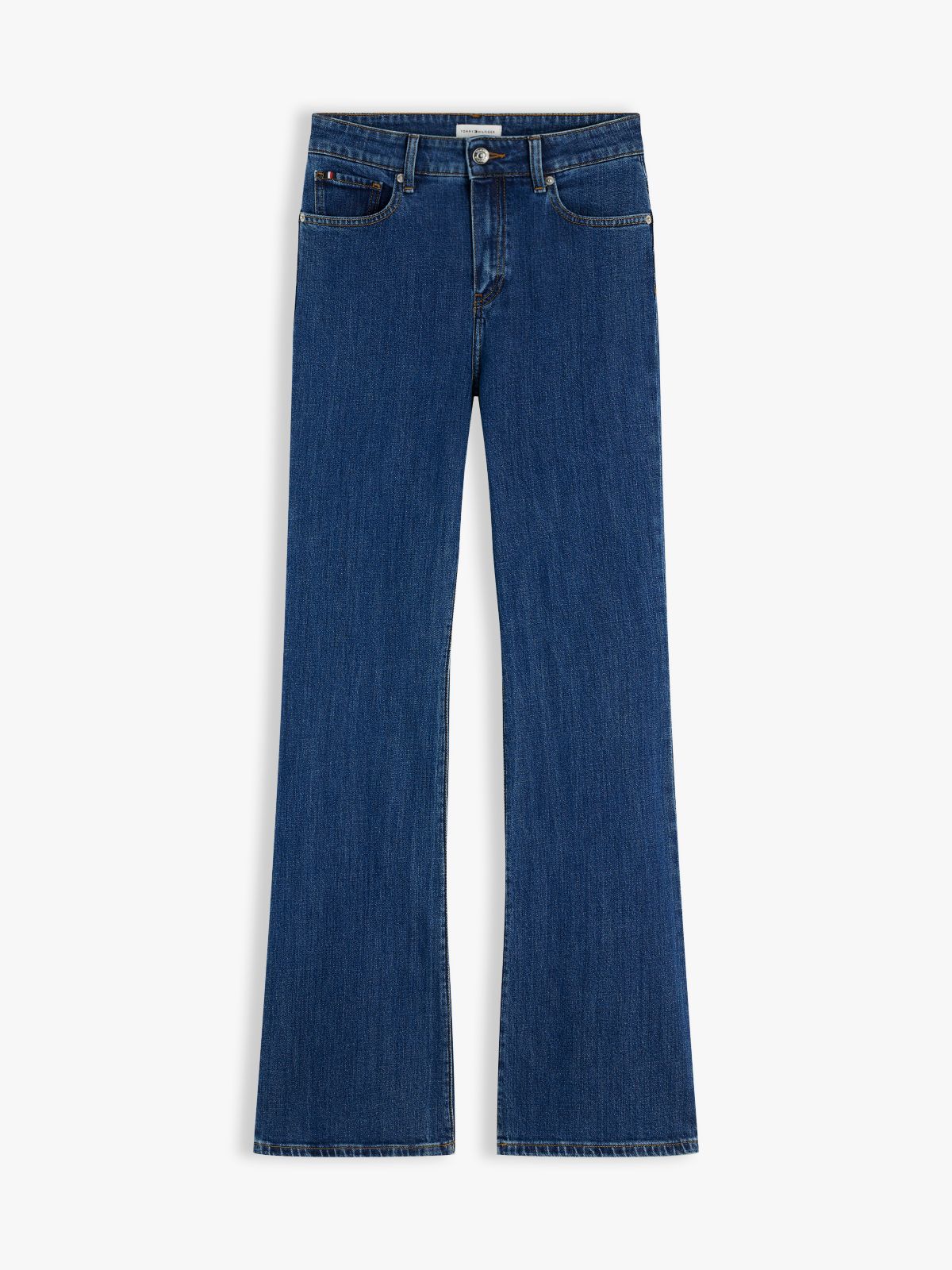 Mid Rise Bootcut Jeans — Blue