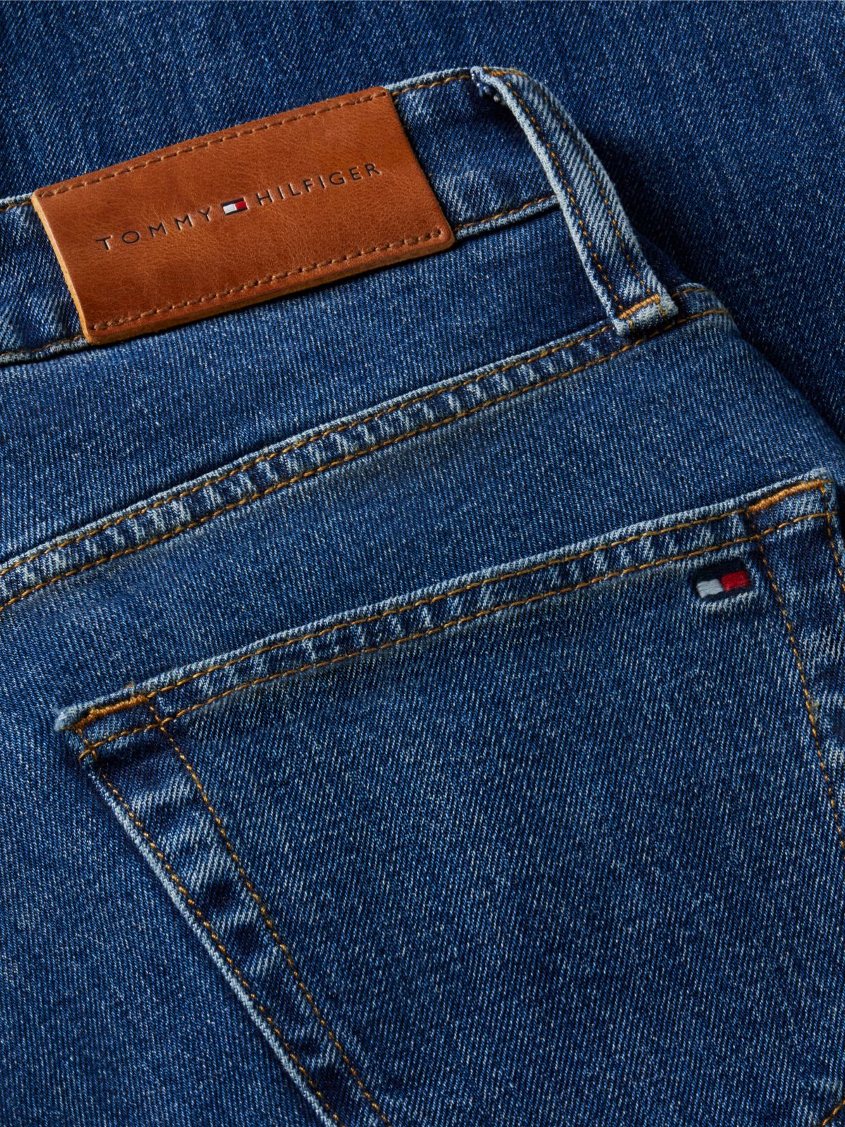 Mid Rise Bootcut Jeans — Blue