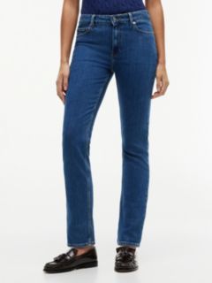 Mid Rise Slim Jeans — Blue 2
