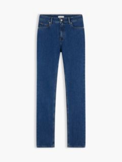 Mid Rise Slim Jeans — Blue 5