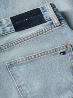 Flag Horsebit Regular Tapered Ankle Jeans — Blue 6